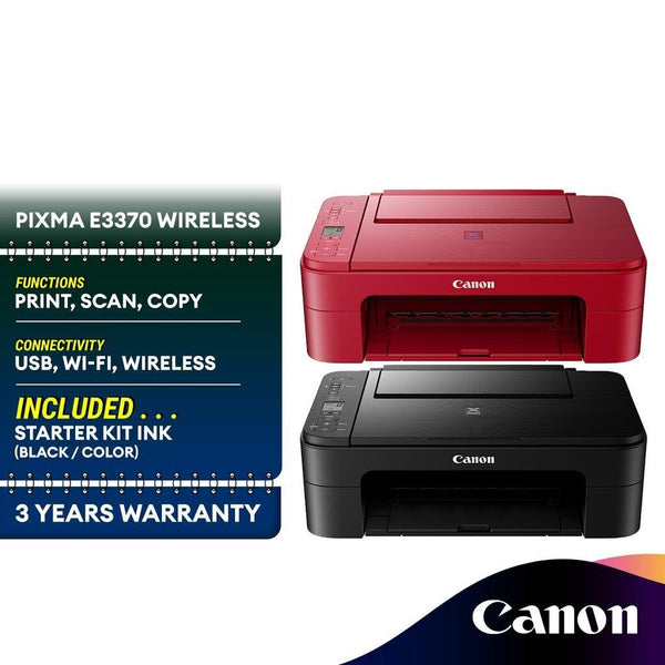 Canon PIXMA E3370 Wireless All-in-One Printer Inkjet Printer Replacement by E3170