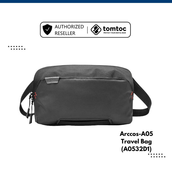 Tomtoc Smart Sling Bag for Switch / Switch OLED (A0532D1) | G-Sling Crossbody Shoulder Bag | Quick Access Front Pocket & Multi-functional Storage
