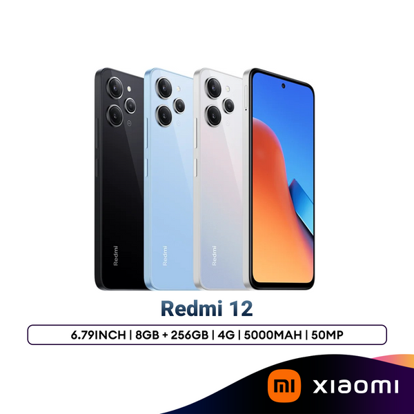 Xiaomi Redmi 12 Smartphone [6.79"/8GB/256GB]