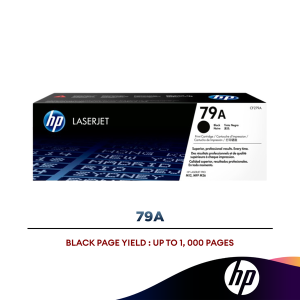 HP 79A 1K Toner Cartridge (Black) ( CF279A )