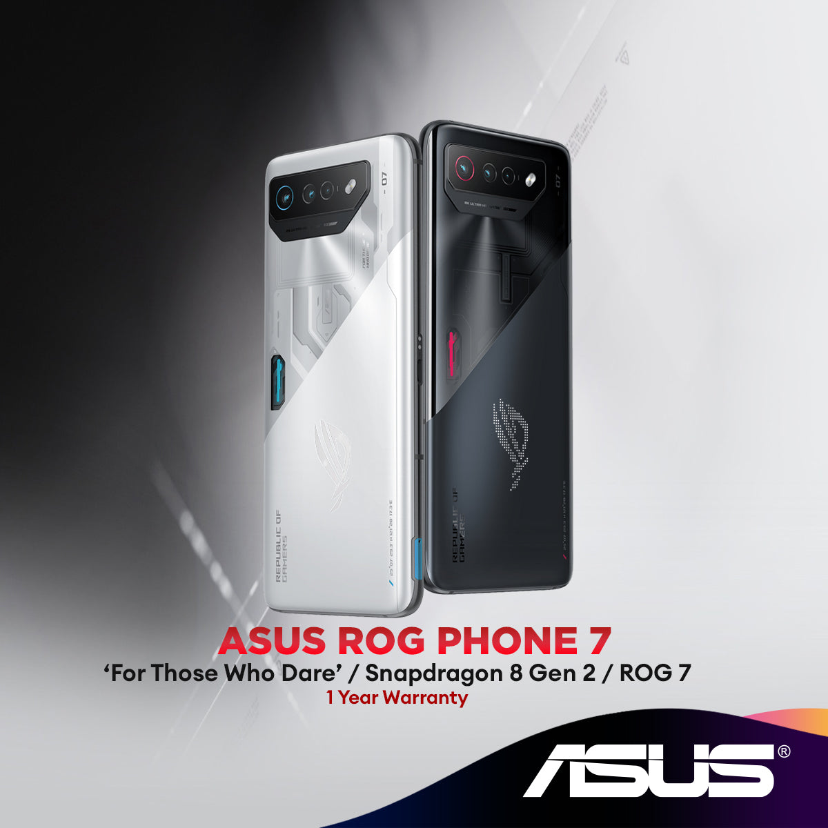 ASUS ROG Phone 7 Ultimate (16 GB RAM, 512 GB ROM, Storm White : :  Electronics