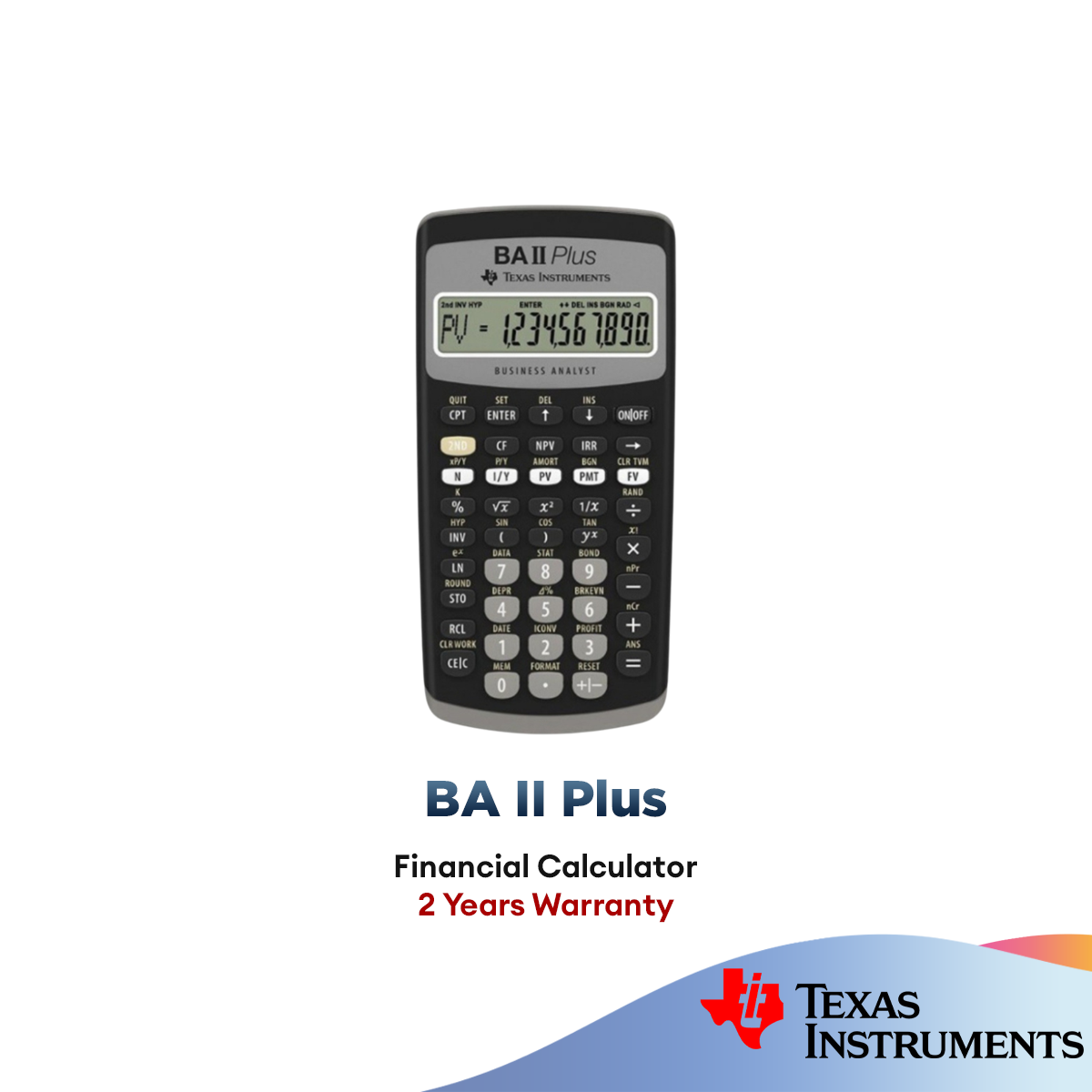 Meilleures ventes Texas Instruments BA II Plus Calculatrices financières Noir Al Meilleures ventes Texas Instruments BA II Plus Calculatrices financières Noir Al