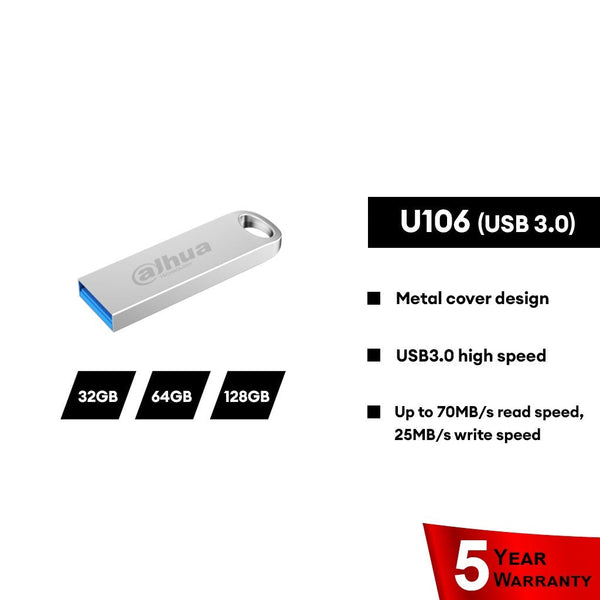 DAHUA Pendrive U106 USB 3.0 Flash Drive (32GB/64GB/128GB)