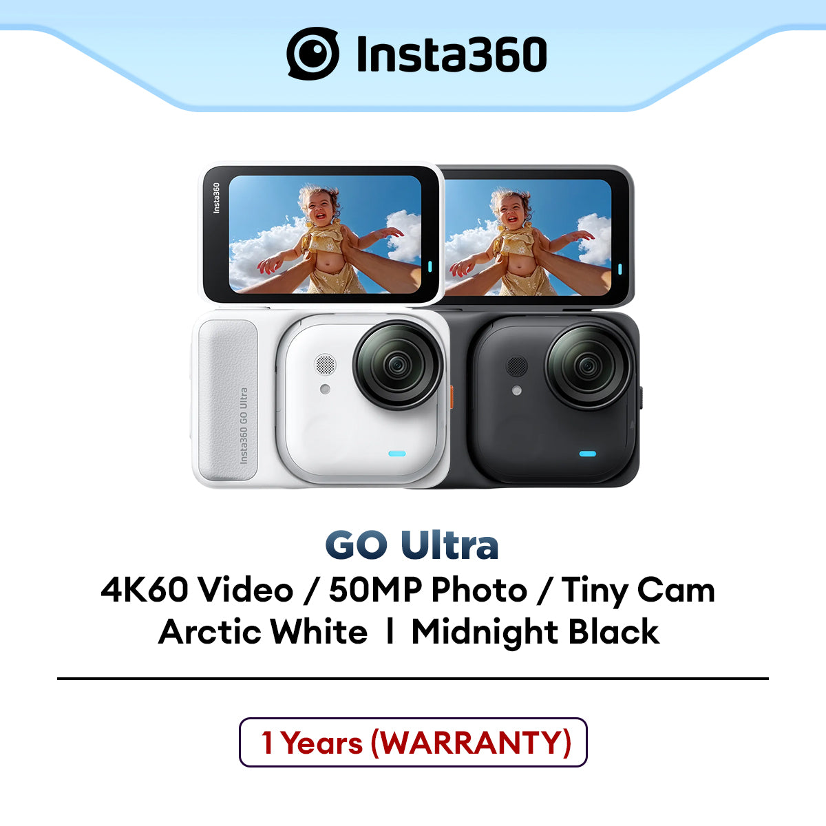 Insta360 GO Ultra - The 4K Tiny Hands-Free Cam | Voice & Gesture 