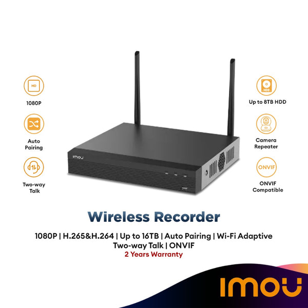 Dahua Imou Wireless Recorder 1080P 4 Channel / 8 Channel Wireless CCTV Recorder network video recorder NVR Wireless NVR