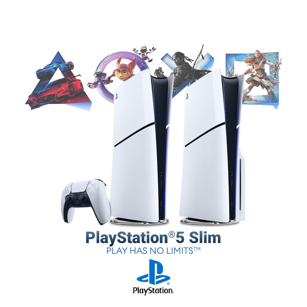 SONY PlayStation 5 Slim | PS5 Disc / Digital Edition (825GB/1TB) - Standard Edition / 2 DualSense Bundle