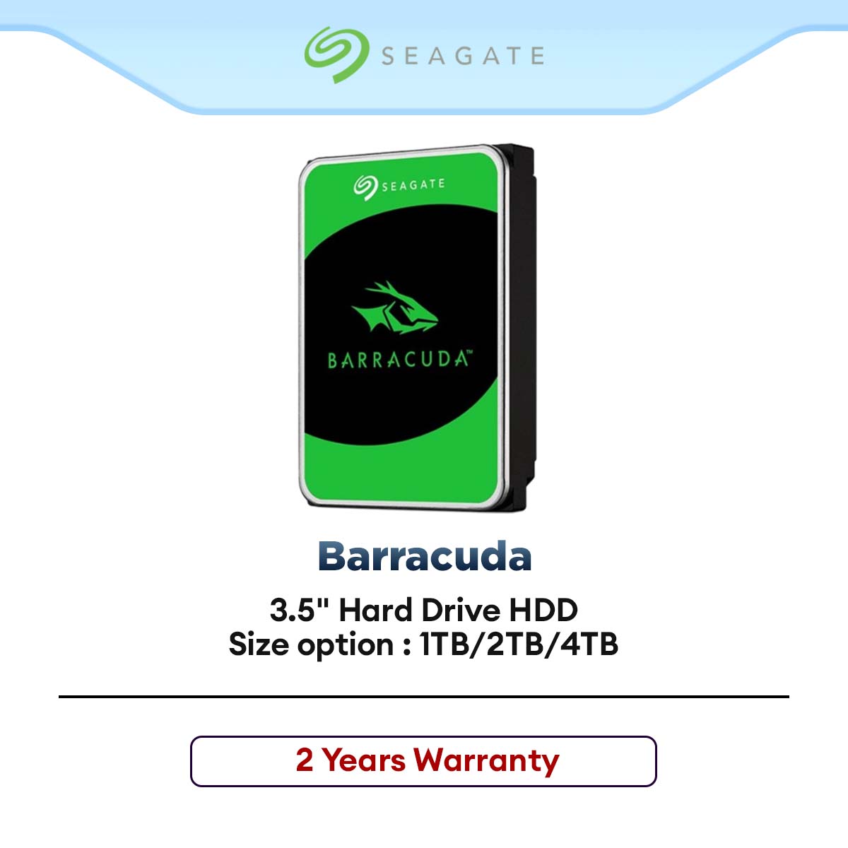 Seagate Barracuda 5400 / 7200 RPM / 64MB / 256MB Cache 3.5