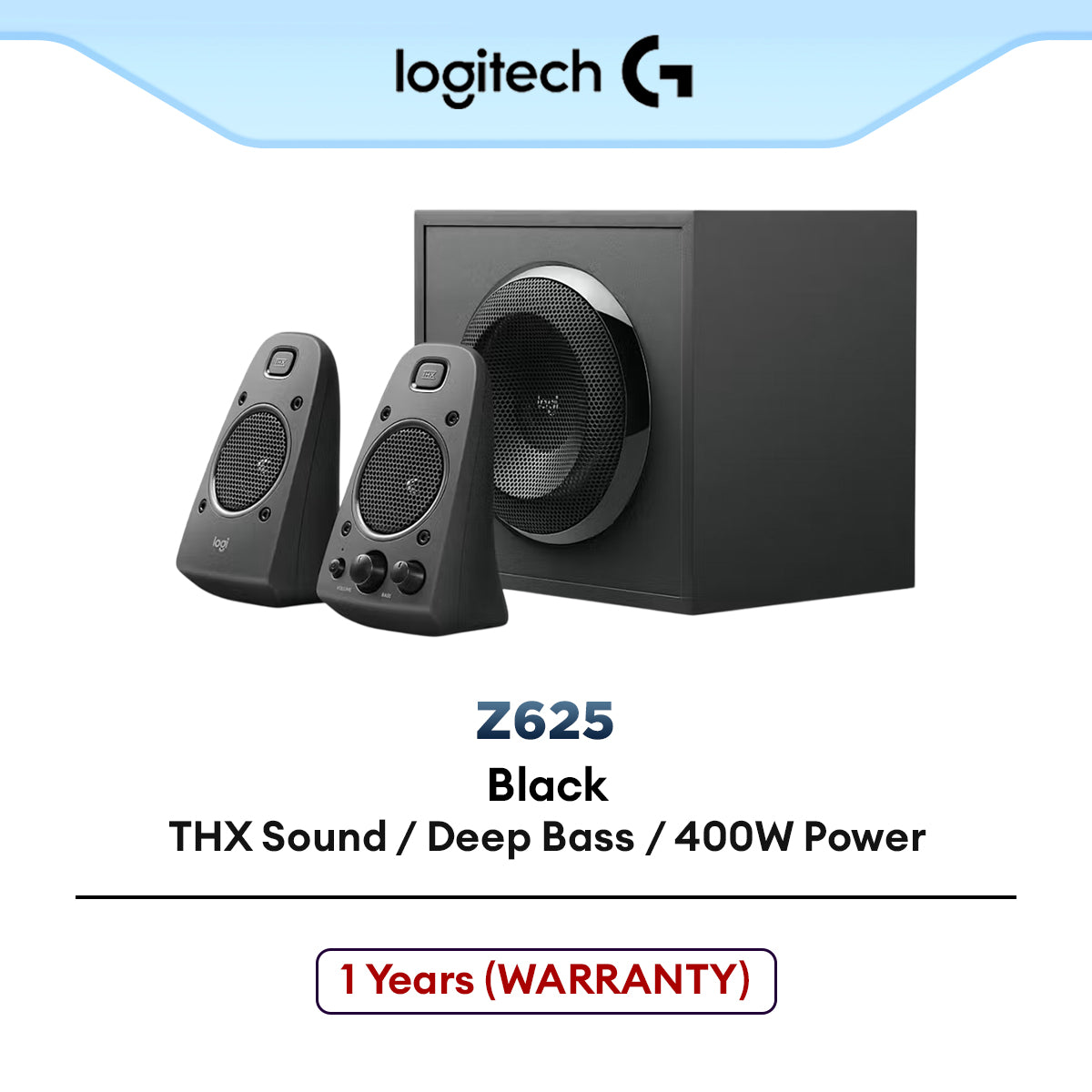Logitech Z625 Speaker System with Subwoofer and Optical Input