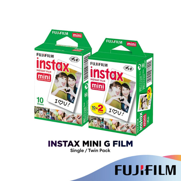 Fujifilm Film Instax Mini G Paper (10's x Single/Twin Pack)