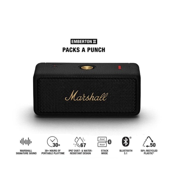Marshall Emberton II Portable Bluetooth Speaker (New Version II)