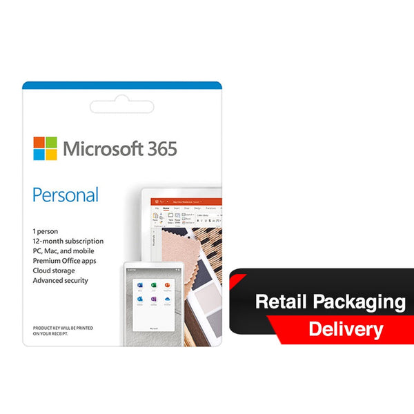 Discounted Microsoft 365 Personal Pocket Version (Retail Packaging, Delivery)