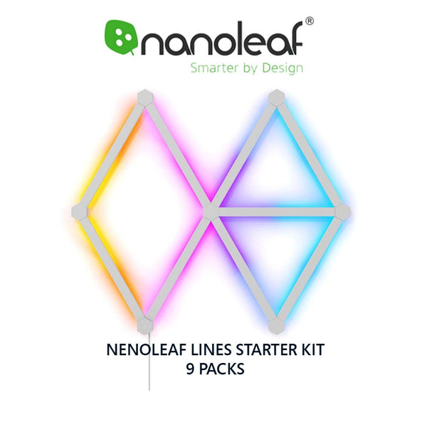 Nanoleaf Lines Starter Kit 9 packs (NL59-K-0002LW-9PK-UK) White