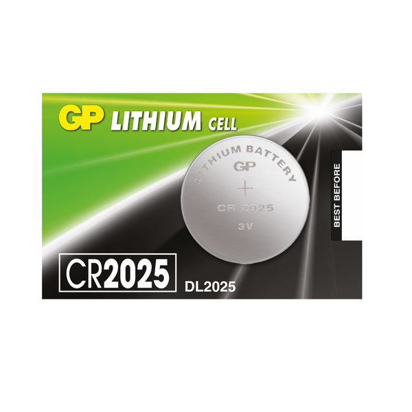 GP CR2025 Lithium 3V Cell Battery