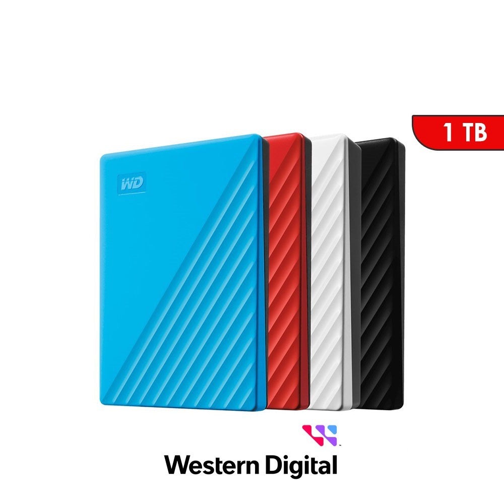 Western Digital My Passport 1TB USB 3.0 External Hard Drives New