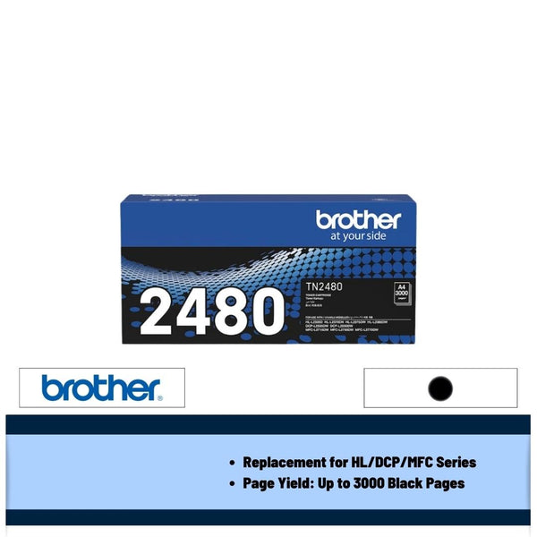 Brother TN-2480 3k Toner Cartridge (Black)