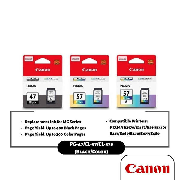 Canon PG-47/ CL-57/ CL-57s Ink Cartridge