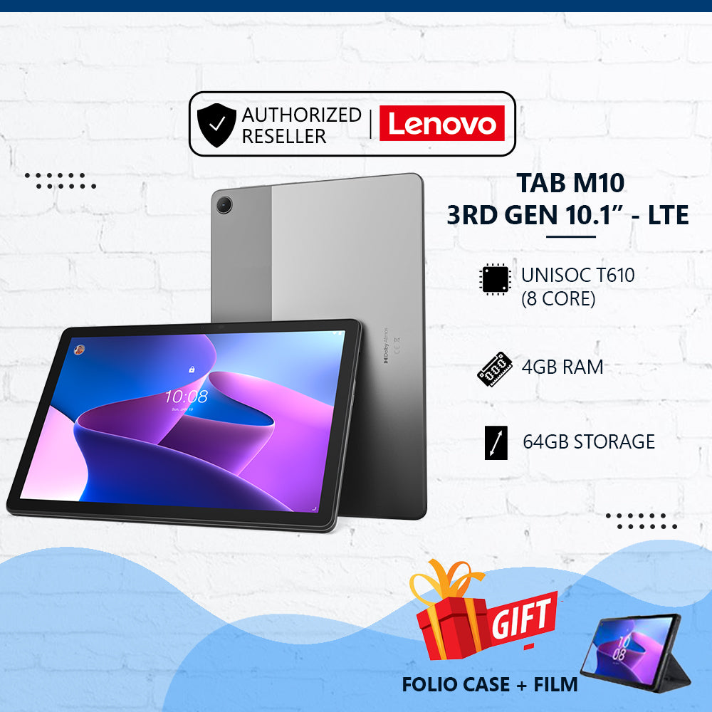 Lenovo Tab M10/ M10 Plus 3rd Generation LTE (4GB RAM, 64GB/128GB Stora –  ALL IT Hypermarket