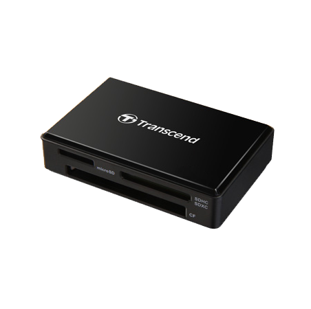 Transcend USB 3.1 Gen 1 Card Readers (RDF8K2) (Black/White)
