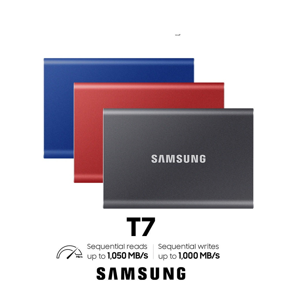 Samsung T7 USB 3.2 Type-C Gen 2 10Gbps External Portabl SSD 1TB