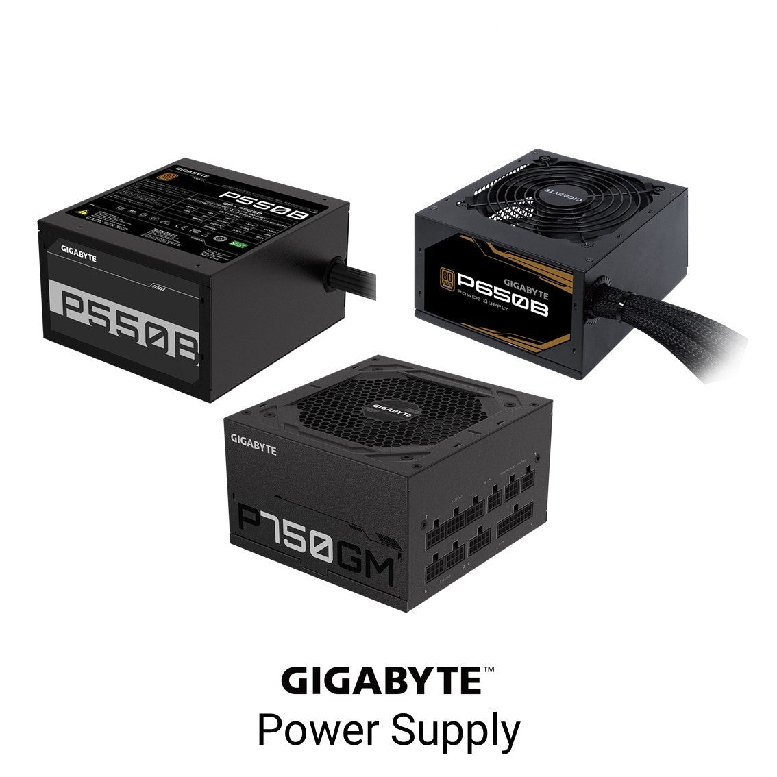 GIGABYTE (GPP550B / GPP650B) 80+ Bronze Power Supply (PSU) ALL IT