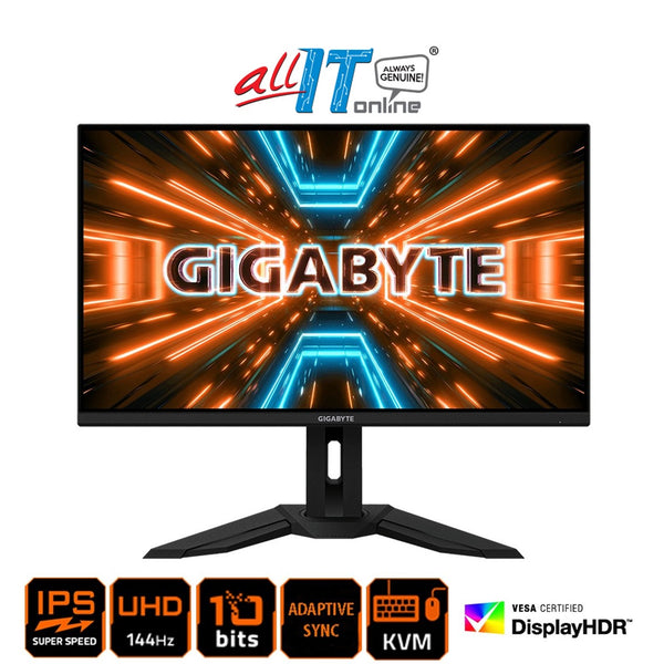 Gigabyte 32' UHD 4K SuperSpeed IPS KVM (144Hz, 1ms, M32U) Gaming Monitor