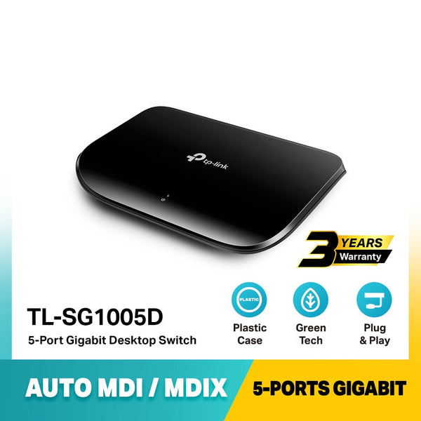 TP-Link TL-SG1005D 5-Port Gigabit Desktop Switch