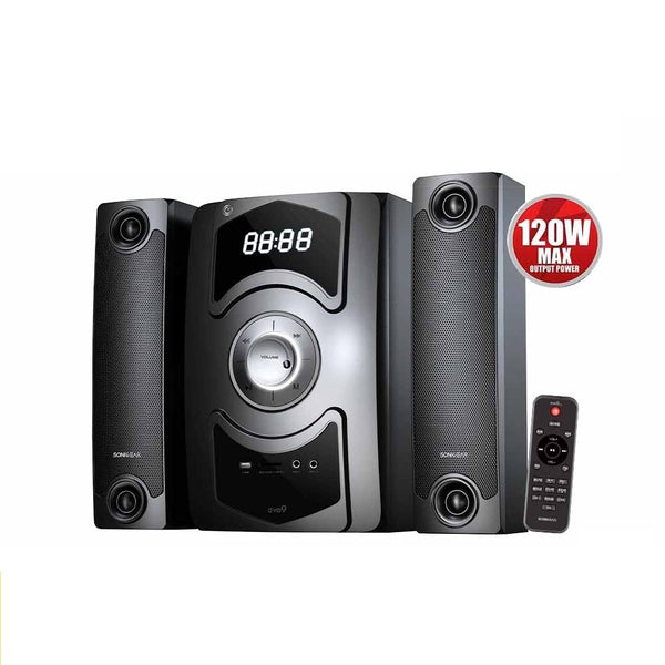 SonicGear Evo 9 BTMI Bluetooth Multimedia Speaker with Wireless Microphone (2021) - Black