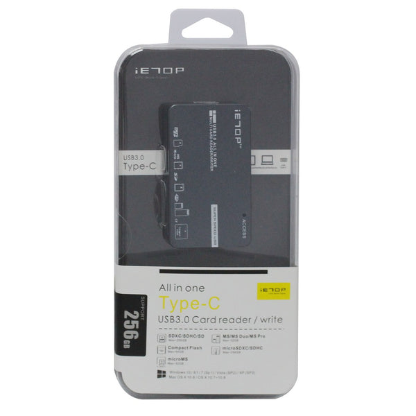 iEtop Type-C  USB3.0 Multi-card Reader CR122
