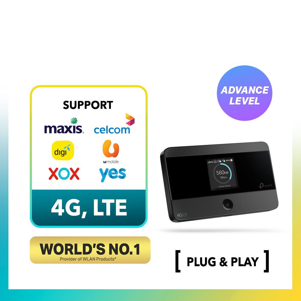 TP-Link 4G LTE M7350 Portable Wireless WiFi Direct SIM Mobile Router – ALL  IT Hypermarket