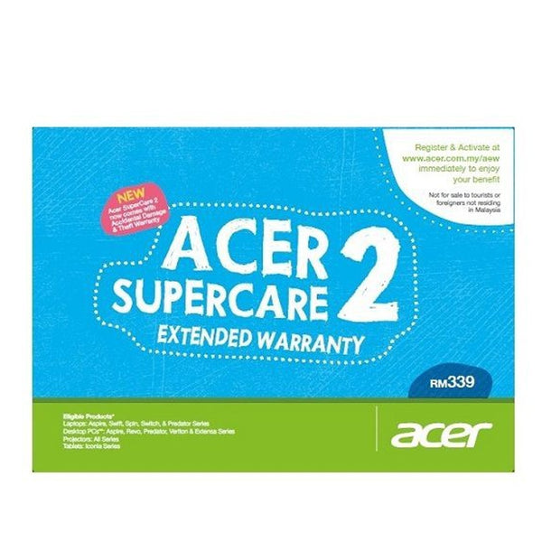 Acer SuperCare 1/SuperCare 2 On Site Extended Warranty
