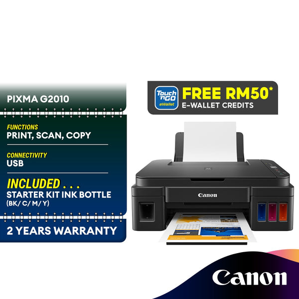 Canon PIXMA G2010 Refillable Ink Tank All-In-One Printer Inkjet Printer Similar with G2020 DCP-T220 T220 315 L3110