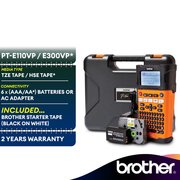 Brother PT-E300VP / PT-E110VP Label Printer Industrial Portable Handheld Label Sticker Wifi Printer Similar with E550WVP