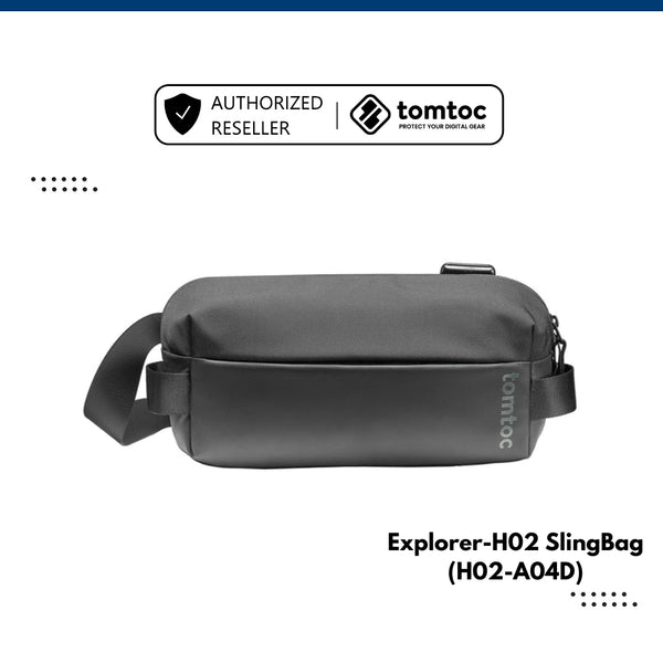 Tomtoc Premium Minimalist Sling Bag/ Water-Resistant bag/ Crossbody Bag (H02-A04D)