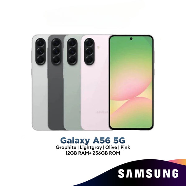 Samsung Smartphone Galaxy A56 5G 6.7"/2.9G/12GB/256GB [Graphite |  Lightgray | Olive | Pink]