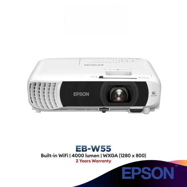 Epson EB-W55 WXGA 3LCD 4,000 Lumens Projector