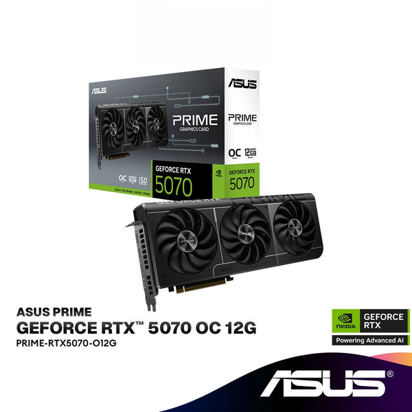 ASUS PRIME GeForce RTX 5070 OC 12GB GDDR7 Graphics Card | PRIME-RTX5070-O12G