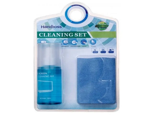 Handboss cleaning set 2 in 1 Screen Cleaning Spray 120ml for Camera/computer/mobile Phone/laptop
