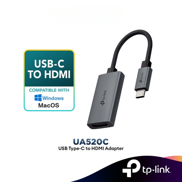 Tp-Link UA520C USB-C to HDMI Ver2.0 Adapter 4K@60Hz