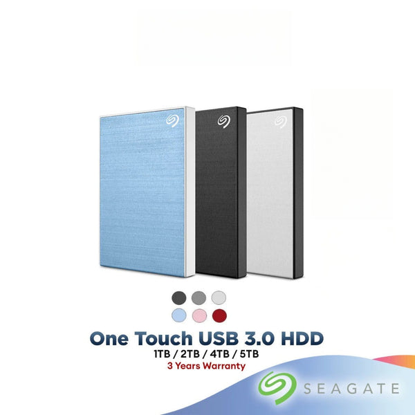 Seagate 5TB One Touch USB 3.0 Portable Hard Drive