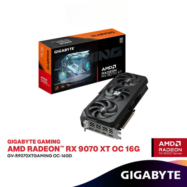 GIGABYTE Radeon RX 9070 XT GAMING OC 16G GDDR6 Graphics Card | GV-R9070XTGAMING OC-16GD