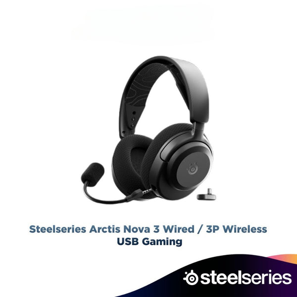 Steelseries Arctis Nova 3P Wireless Bluetooth Gaming Headset