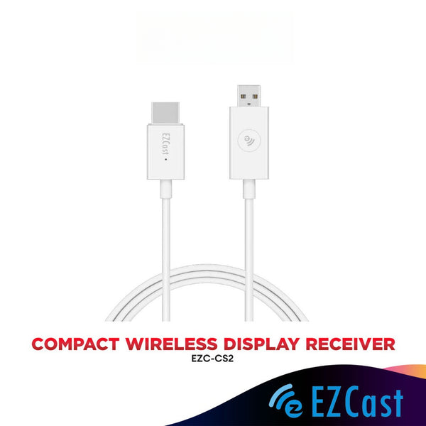 EZCAST CS2 Compact Wireless Display Receiver | EZC-CS2 | 1080P