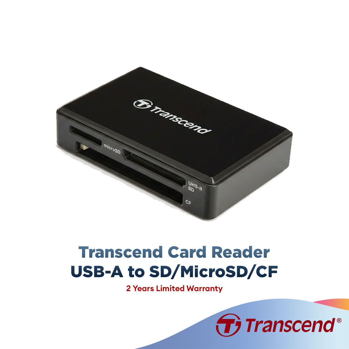 Transcend RDF9 Card Reader USB-A to SD/MicroSD/CF – ALL IT Hypermarket
