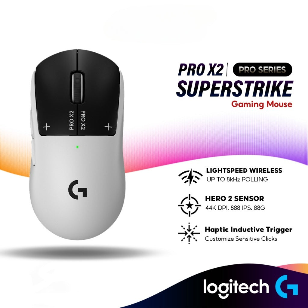 Logitech Superstrike Pro X2 Gaming Wireless Mouse/Light Speed