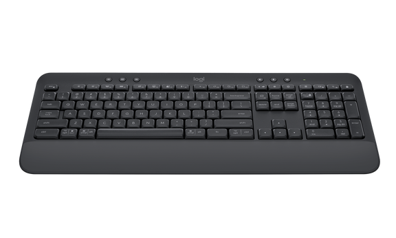 Logitech Signature K650 Wireless Comfort Keyboard with Spill-Resistant ...