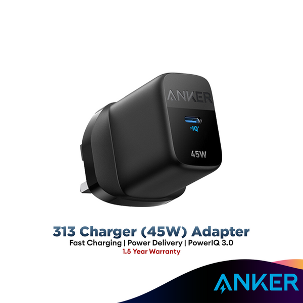 Anker A2643 313 Ace Charger 45W USB C Super Fast Charging 2.0