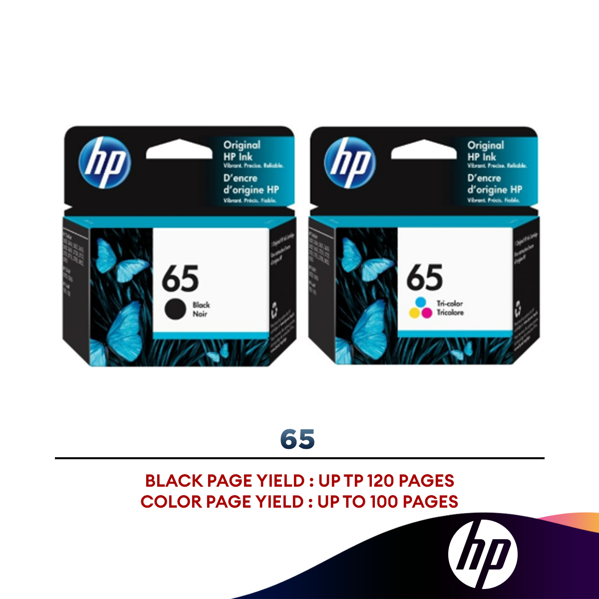 HP 65 Ink Cartridge (Black/Color) – ALL IT Hypermarket