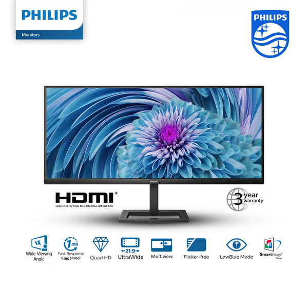 Philips 34" 345E2LE WQHD VA 1ms 100Hz UltraWide LCD monitor