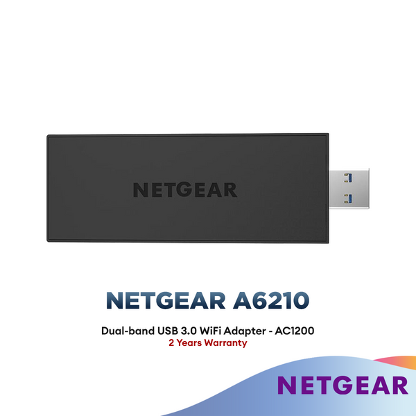 Netgear A6210 Dual-Band Usb 3.0 Wifi Adapter - AC1200