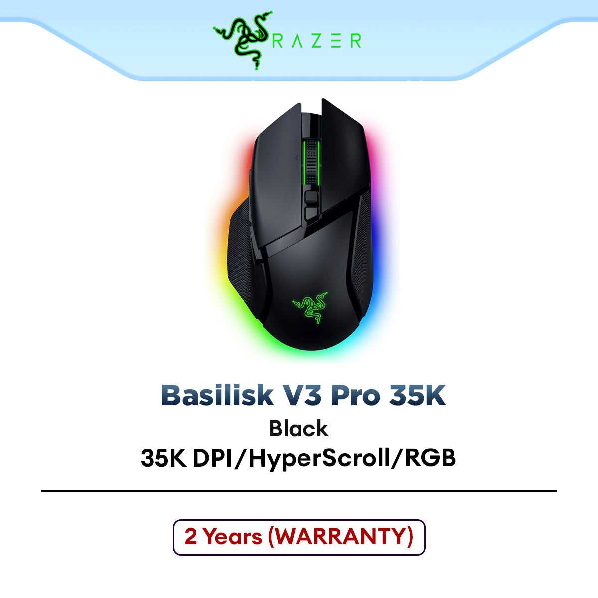Razer Basilisk V3 Pro 35K / Basilisk V3 35K Gaming Mouse with Razer™ H ...